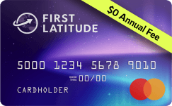 First Latitude Platinum MasterCard® Secured Credit Card logo.