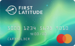 First Latitude Secured Mastercard® logo.