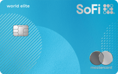 SoFi Credit Card logo.