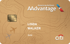 Test Citi&reg; / AAdvantage&reg; Gold World Elite&trade; MasterCard&reg; logo.
