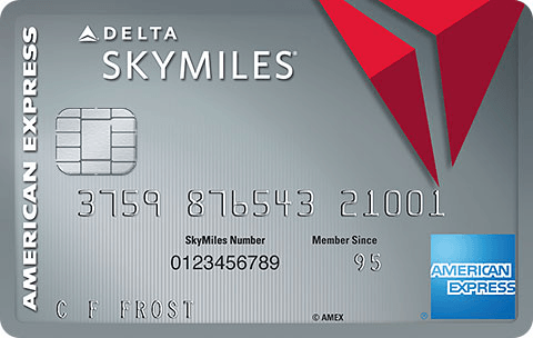 Platinum Delta SkyMiles&reg; Credit Card from American Express logo.