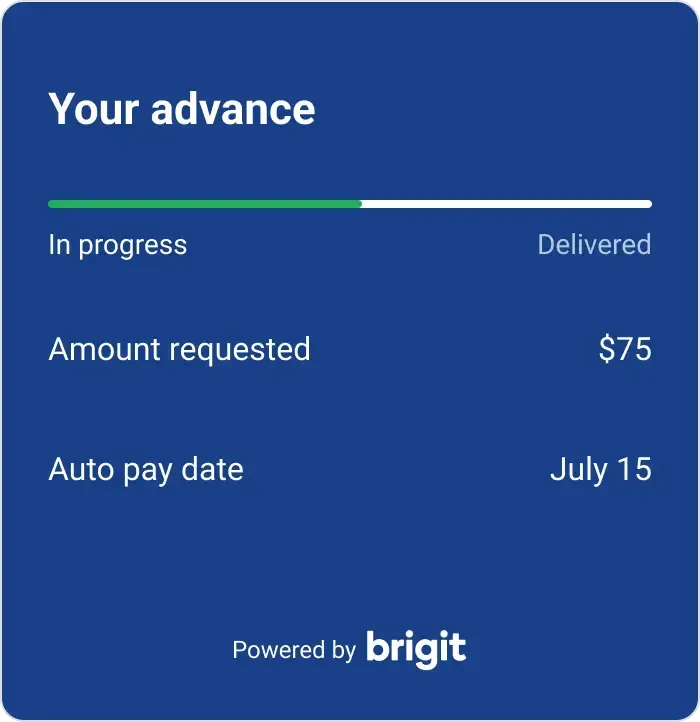 Graphic cash advance.