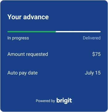Graphic cash advance.