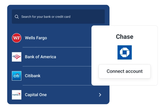 Graphic screen bank selection.
