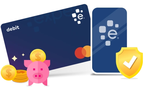 Graphic Smart money phone protection discount.