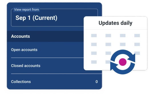 Graphic screen report refresh.