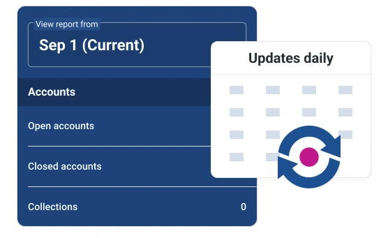 Graphic screen report refresh.