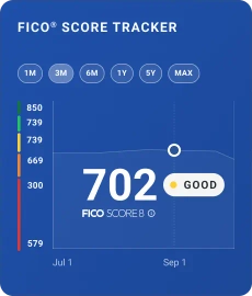 Graphic score tracker feature.